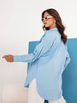 Hemd DSTREET AISMEE DY0423 HELLBLAU