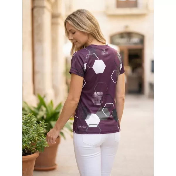  Hochwertiges Funktions-T-Shirt für Damen ALTISPORT VOJ/ALW037TR01 LILA 