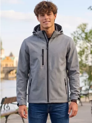 Herren-Softshelljacke ALTISPORT NP/ALM225 STAHLGRAU