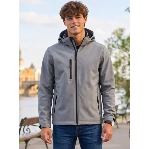  Herren-Softshelljacke ALTISPORT NP/ALM225 STAHLGRAU 