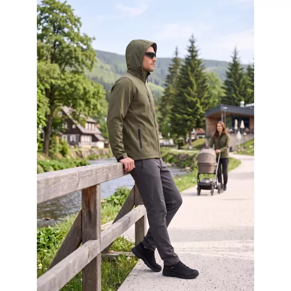  Herren-Softshelljacke ALTISPORT NP/ALM225 MILITÄR 