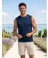 Funktions-Tanktop für Herren ALTISPORT NoPrint NP/ALM028 NAVY BLAU