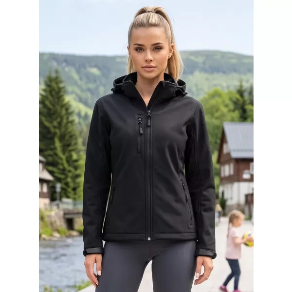  Softshelljacke für Damen ALTISPORT NP/ALW125 SCHWARZ 