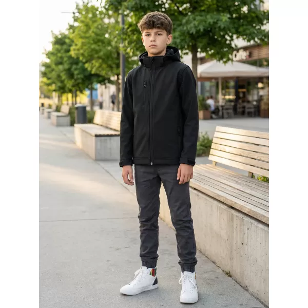  Softshelljacke für Kinder ALTISPORT NP/ALK535 SCHWARZ 