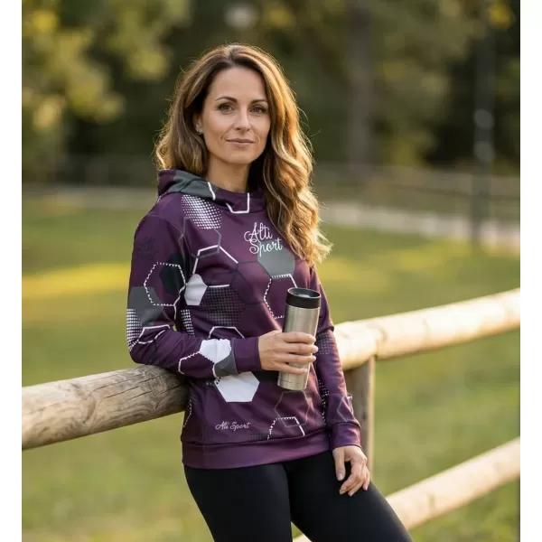  Hochwertiges Funktions-Sweatshirt für Damen ALTISPORT VOJ/ALW037MI01 LILA 