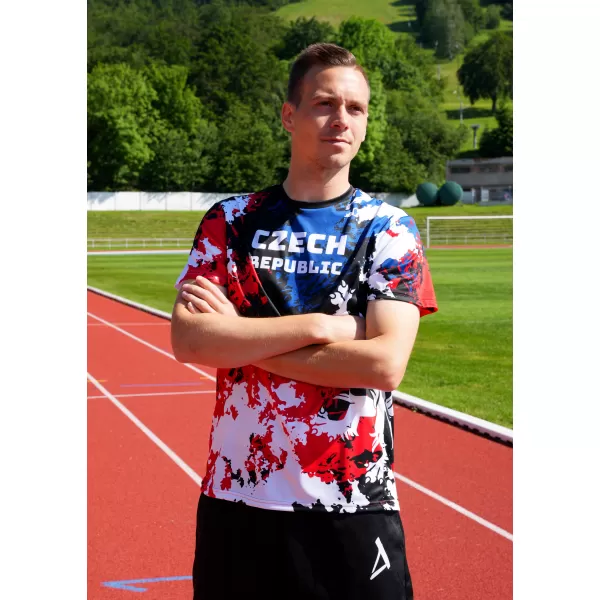  Hochwertiges Funktions-T-Shirt für Herren ALTISPORT x CZE VOJ/ALM036TR01 FLECKEN 