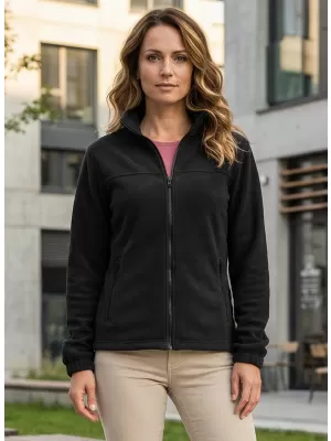 Fleece-Sweatshirt für Damen ALTISPORT NP/ALW405 EBENHOLZGRAU