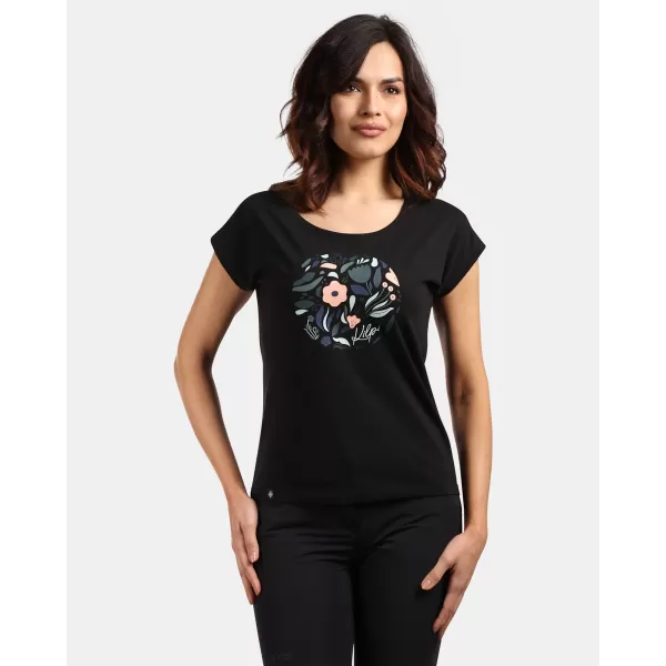  Damen-T-Shirt KILPI ROANE-W VL0364KI SCHWARZ 