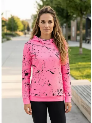 Hochwertiges Funktions-Sweatshirt für Damen ALTISPORT VOJ/ALW034MI01 NEON PINK