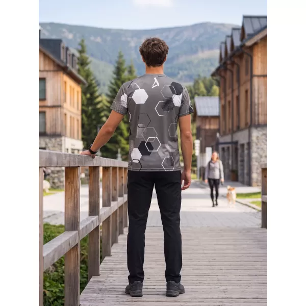  Funktionelles Premium-T-Shirt für Herren ALTISPORT VOJ/ALM037TR01 GRAU 