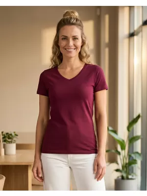 Damen-T-Shirt ALTISPORT NoPrint NP/ALW107 GRANAT