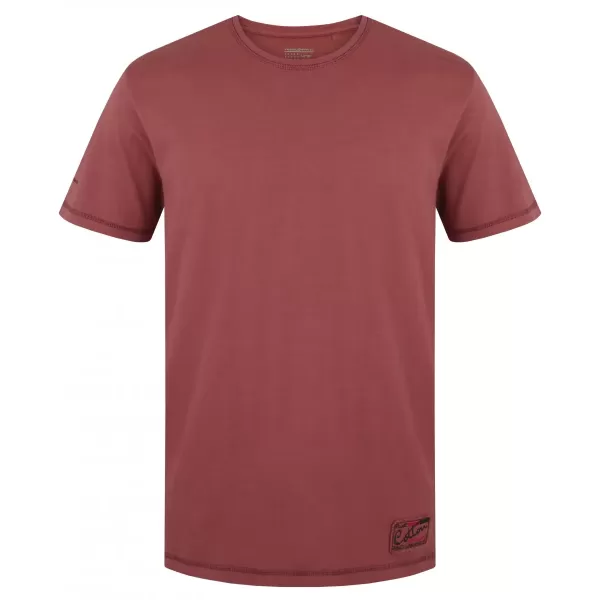  Herren-T-Shirt HUSKY TEE BASE M DUNKLES BURGUNDERROT 