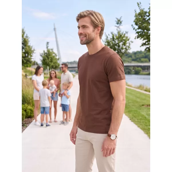  Herren-T-Shirt ALTISPORT NP/ALM921 SCHOKOLADE 