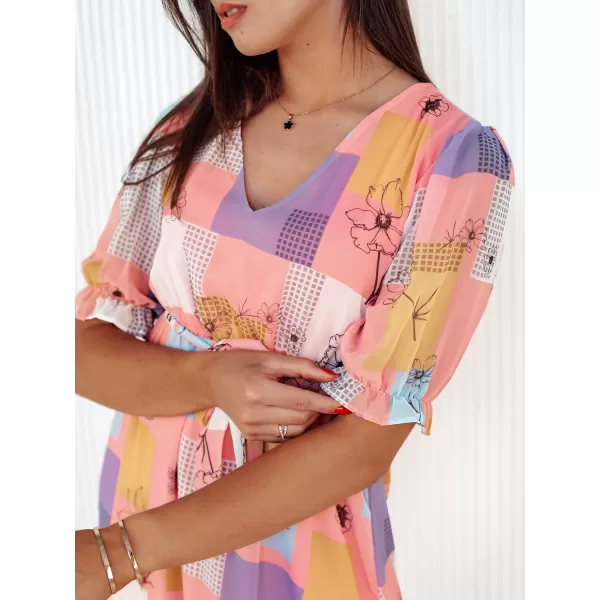  Kleid DSTREET BLOSSOM LOVE EY2522 ROSA 