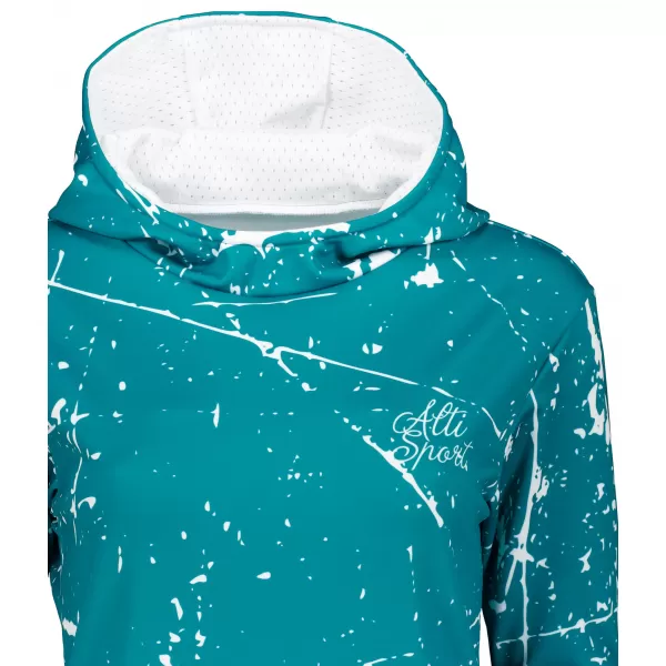  Hochwertiges Funktions-Sweatshirt für Damen ALTISPORT VOJ/ALW034MI01 SMARAGD 
