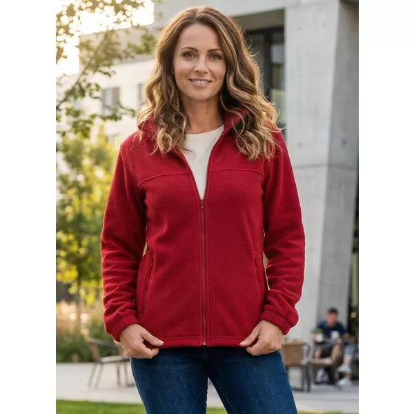  Fleece-Sweatshirt für Damen ALTISPORT NP/ALW405 MARLBORO-ROT 
