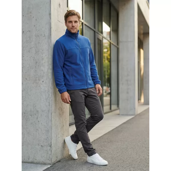  Fleece-Sweatshirt für Herren ALTISPORT NP/ALM105 KÖNIGSBLAU 