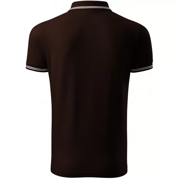  Herren-T-Shirt mit Kragen ALTISPORT NP/ALM921 KAFFEE 