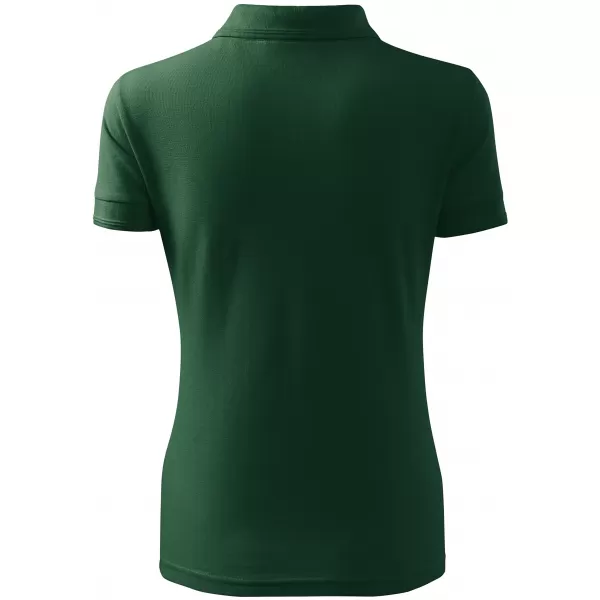  Damen-T-Shirt mit Kragen ALTISPORT NP/ALW012 DUNKELGRÜN 