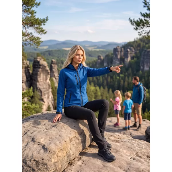  Softshelljacke für Damen ALTISPORT NP/ALW125 KÖNIGSBLAU 