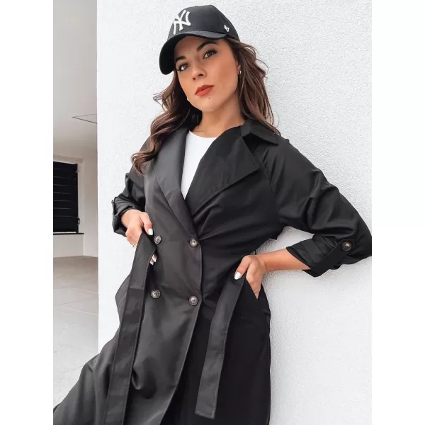  Mantel DSTREET BINCIA TY4342 SCHWARZ 