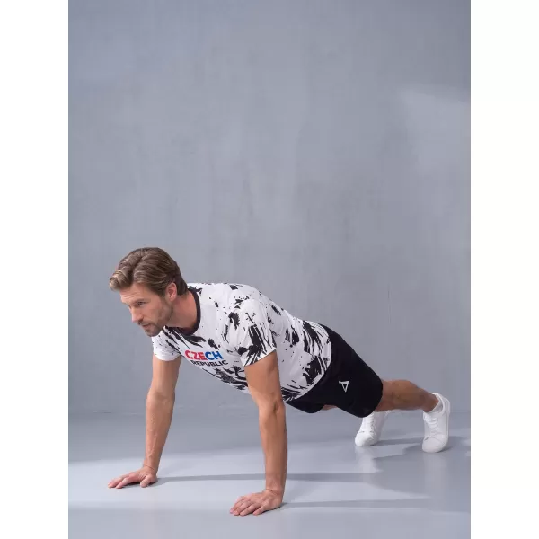  Hochwertiges Funktions-T-Shirt für Herren ALTISPORT x CZE VOJ/ALM036TR01 ABSTRAKTION 