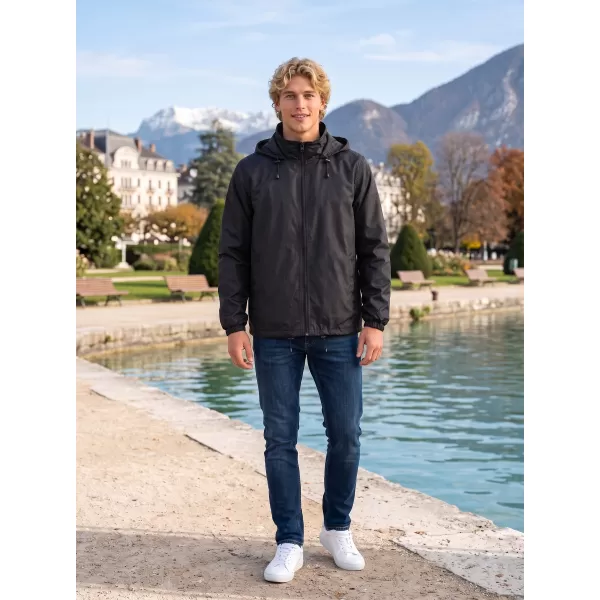  Unisex-Windjacke ALTISPORT NP/ALU425 SCHWARZ 