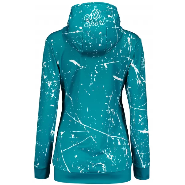  Hochwertiges Funktions-Sweatshirt für Damen ALTISPORT VOJ/ALW034MI01 SMARAGD 