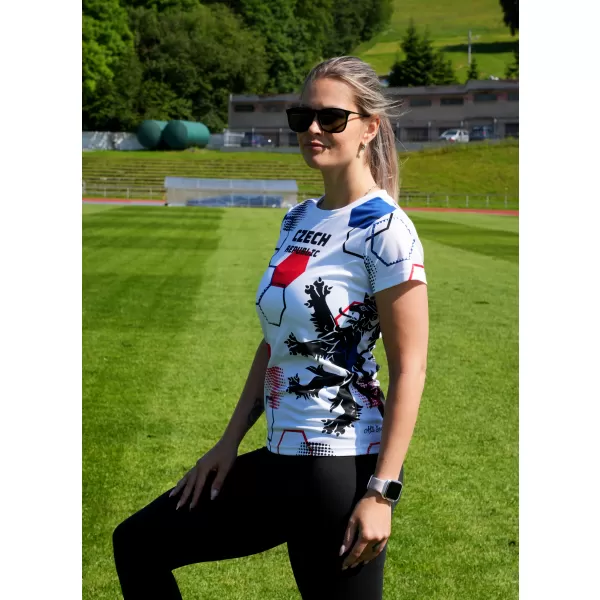  Hochwertiges Funktions-T-Shirt für Damen ALTISPORT x CZE VOJ/ALW036TR01 HEXA WEIß 