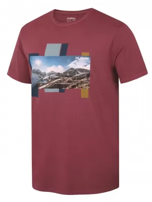 Hemd HUSKY TEE SKYLINE M ROTWEIN