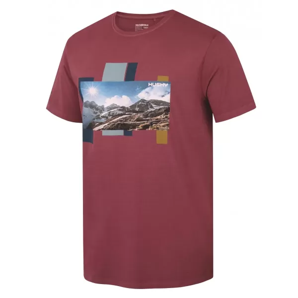  Hemd HUSKY TEE SKYLINE M ROTWEIN 