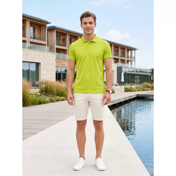  Herren-T-Shirt mit Kragen ALTISPORT NoPrint NP/ALM712 KALK 