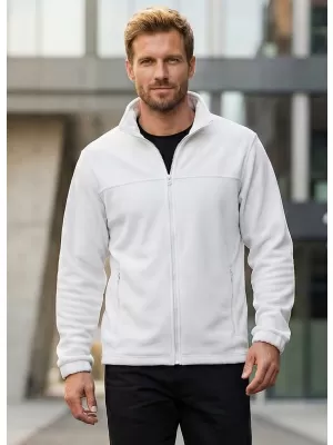 Fleece-Sweatshirt für Herren ALTISPORT NP/ALM105 WEIß