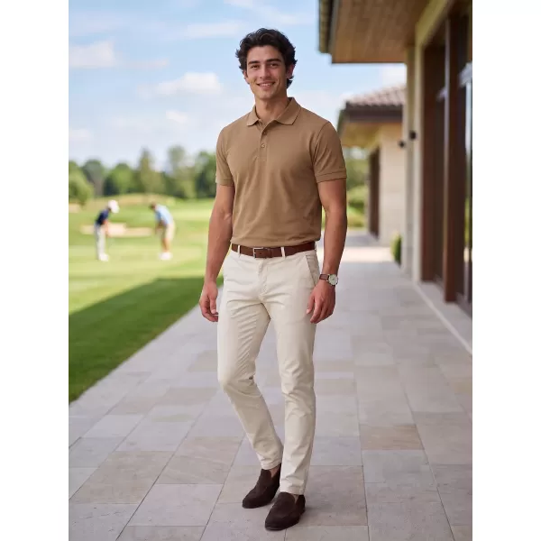  Herren-T-Shirt mit Kragen ALTISPORT NP/ALM302 SANDIG 
