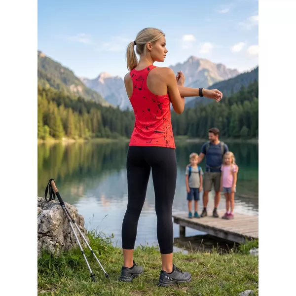  Hochwertiges Funktions-Tanktop für Damen ALTISPORT VOJ/ALW034TIL01 ROT 