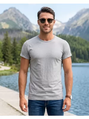 Herren-T-Shirt ALTISPORT NoPrint NP/ALM361 LICHT-HIGHLIGHT