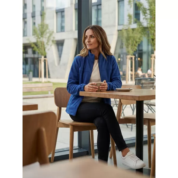  Fleece-Sweatshirt für Damen ALTISPORT NP/ALW405 KÖNIGSBLAU 