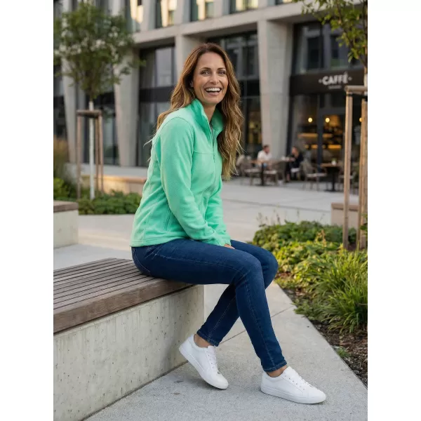  Fleece-Sweatshirt für Damen ALTISPORT NP/ALW405 MINZE 