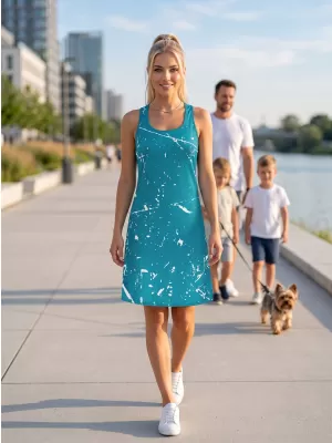Hochwertiges Funktions-Westenkleid für Damen ALTISPORT VOJ/ALW034SAT01 SMARAGD