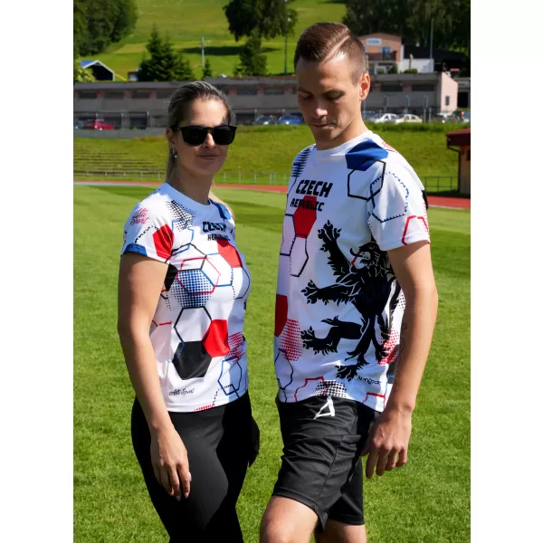  Hochwertiges Funktions-T-Shirt für Herren ALTISPORT x CZE VOJ/ALM036TR01 HEXA WEIß 