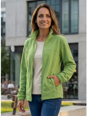 Fleece-Sweatshirt für Damen ALTISPORT NP/ALW405 GRAS-GRÜN