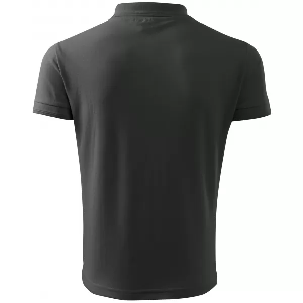 Herren-T-Shirt mit Kragen ALTISPORT NP/ALM302 DUNKLER SCHIEFER 