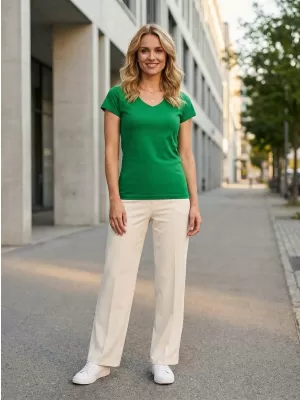 Damen-T-Shirt ALTISPORT NP/ALW261 MITTELGRÜN
