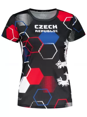 Hochwertiges Funktions-T-Shirt für Damen ALTISPORT x CZE VOJ/ALW036TR01 SECHSKANT SCHWARZ