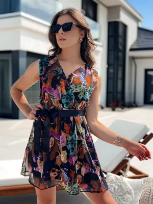 Kleid DSTREET ISABELLA EY2503 SCHWARZ