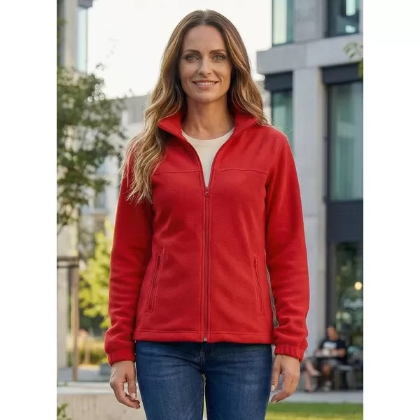  Fleece-Sweatshirt für Damen ALTISPORT NP/ALW405 ROT 