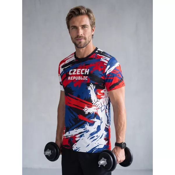  Hochwertiges Funktions-T-Shirt für Herren ALTISPORT x CZE VOJ/ALM036TR01 TSCHECHISCH 