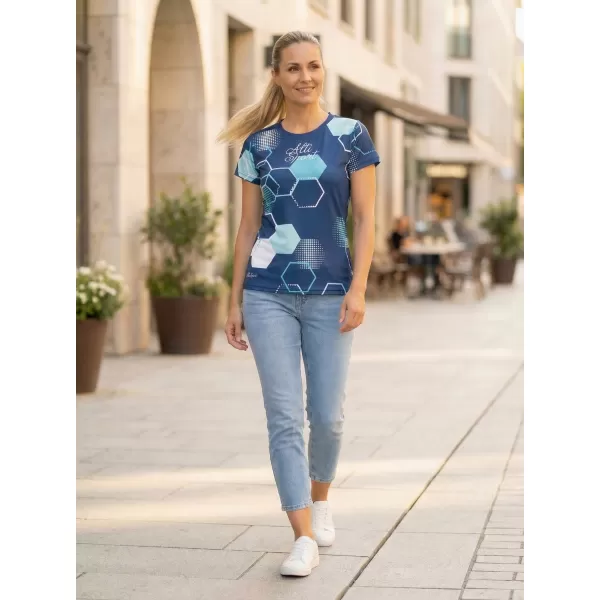  Hochwertiges Funktions-T-Shirt für Damen ALTISPORT VOJ/ALW037TR01 NAVY BLAU 