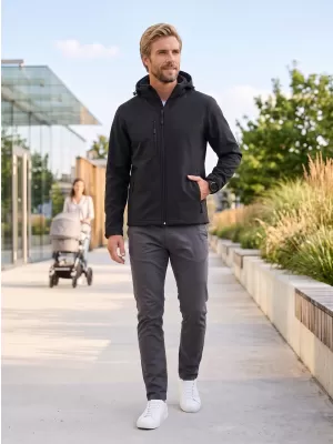 Herren-Softshelljacke ALTISPORT NP/ALM225 SCHWARZ