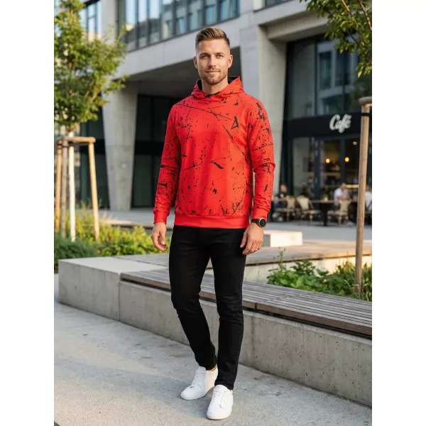  Hochwertiges Funktions-Sweatshirt für Herren ALTISPORT VOJ/ALM034MI01 ROT 